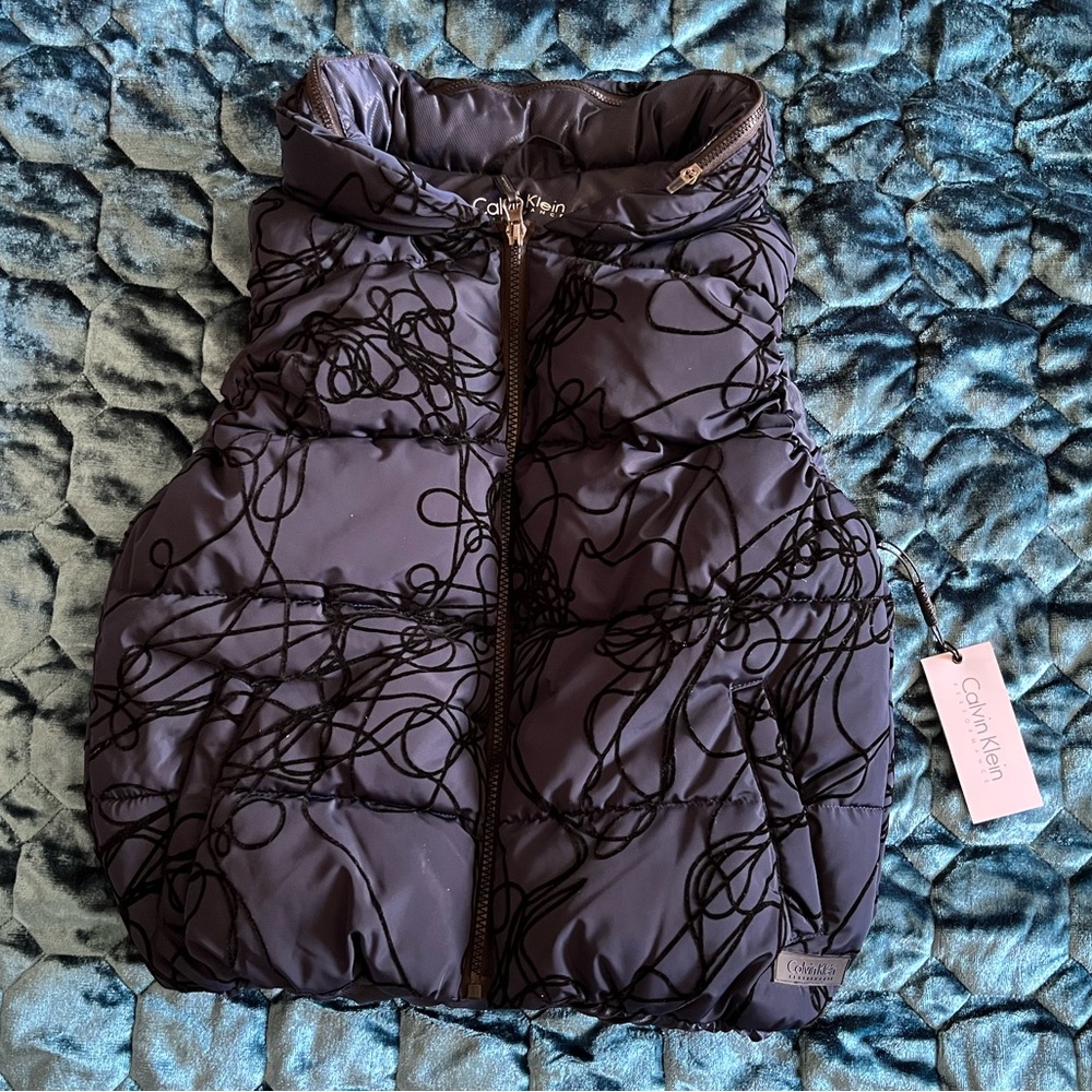 Calvin Klein insulated vest in blue
